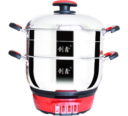 中国红电热锅
